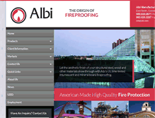 Tablet Screenshot of albi.com